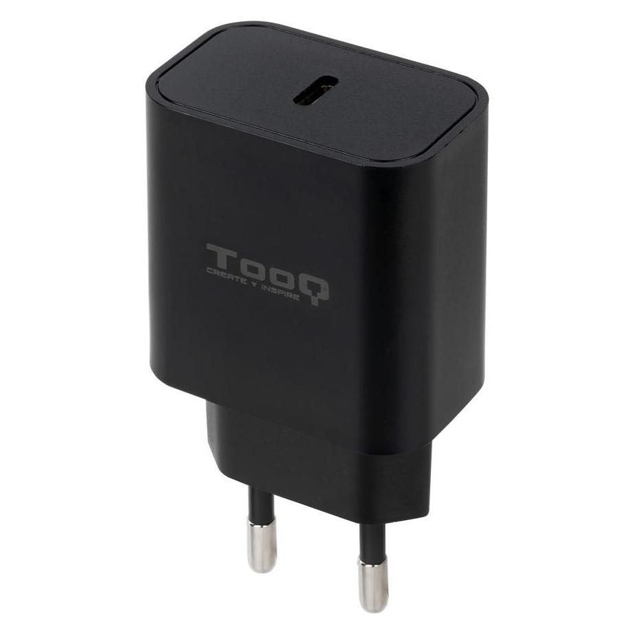 Tooq Technology CARGADOR DE PARED USB-C PD3.0 20W NEGRO (20 W, 1 Port) (TQWC-PDUSBC20B)