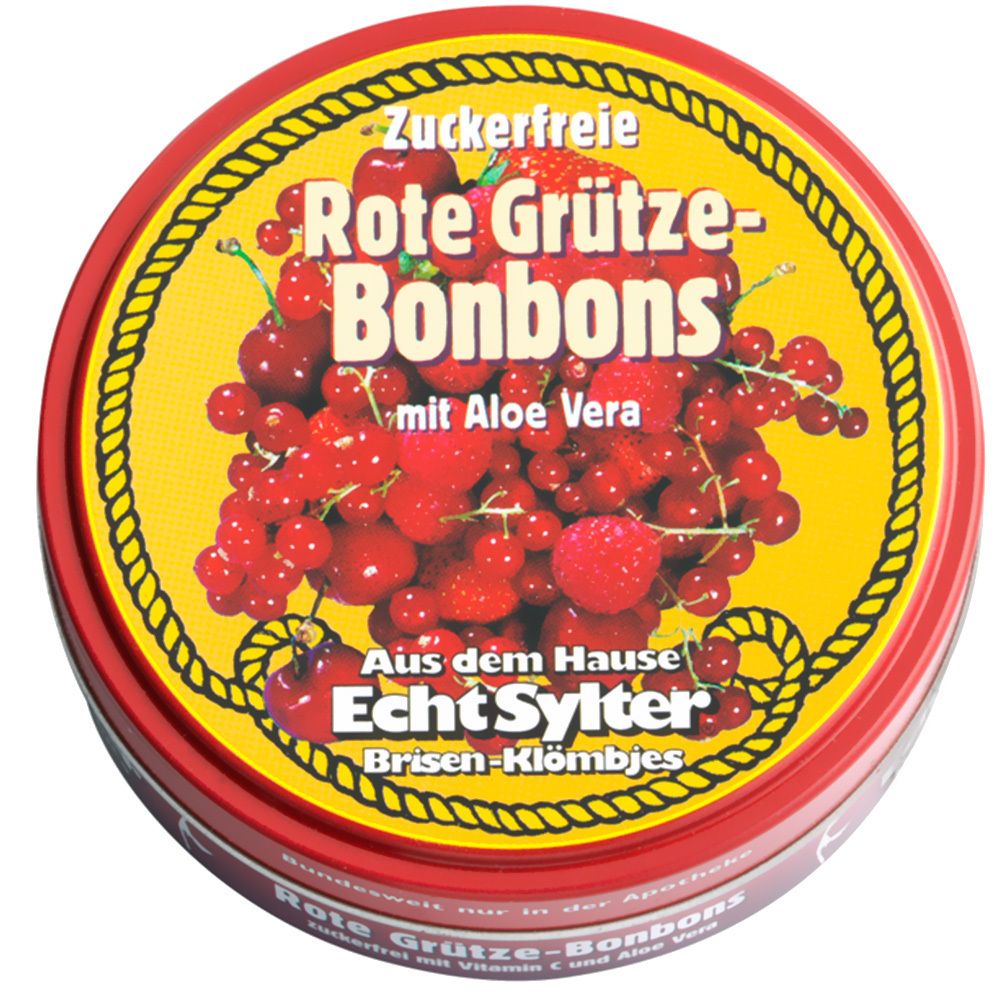 Echt Sylter Rote Grütze Bonbons zuckerfrei 70 g