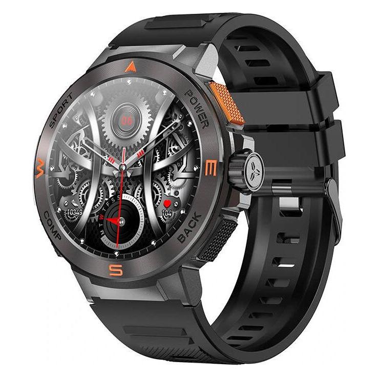 BlitzWolf BW-AT5 smartwatch (black) (36.32 mm, ohne SIM) (BW-AT5 Black)