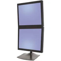 Ergotron DS100 Monitor Standfuss (Tisch, 27", 10 kg), Monitor Halterung, Schwarz