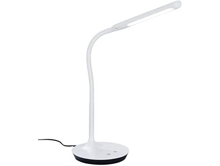 Trio Leuchten LED Tischleuchte Polo 527090131, Kunststoff weiß matt, inkl. 5 Watt LED, 4-fach Touch Dimmer, 40 x 16.39 x 41 cm
