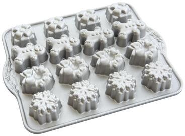 Nordic Ware Holiday Tea Cakes - Silver