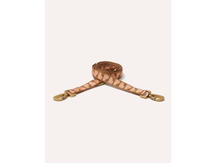 Dogguo Hondenriem HEART-LEASH-BROWN/APRICOT-S
