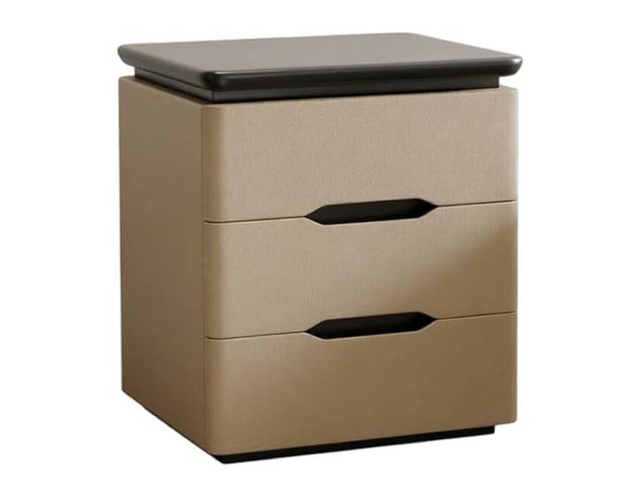 YANG11FAN Vielseitig Aufbewahrungsschrank mit 3 Schubladen und Oberfläche For den Nachttisch im Schlafzimmer verwenden Sie Compact(Bruin,Klein)