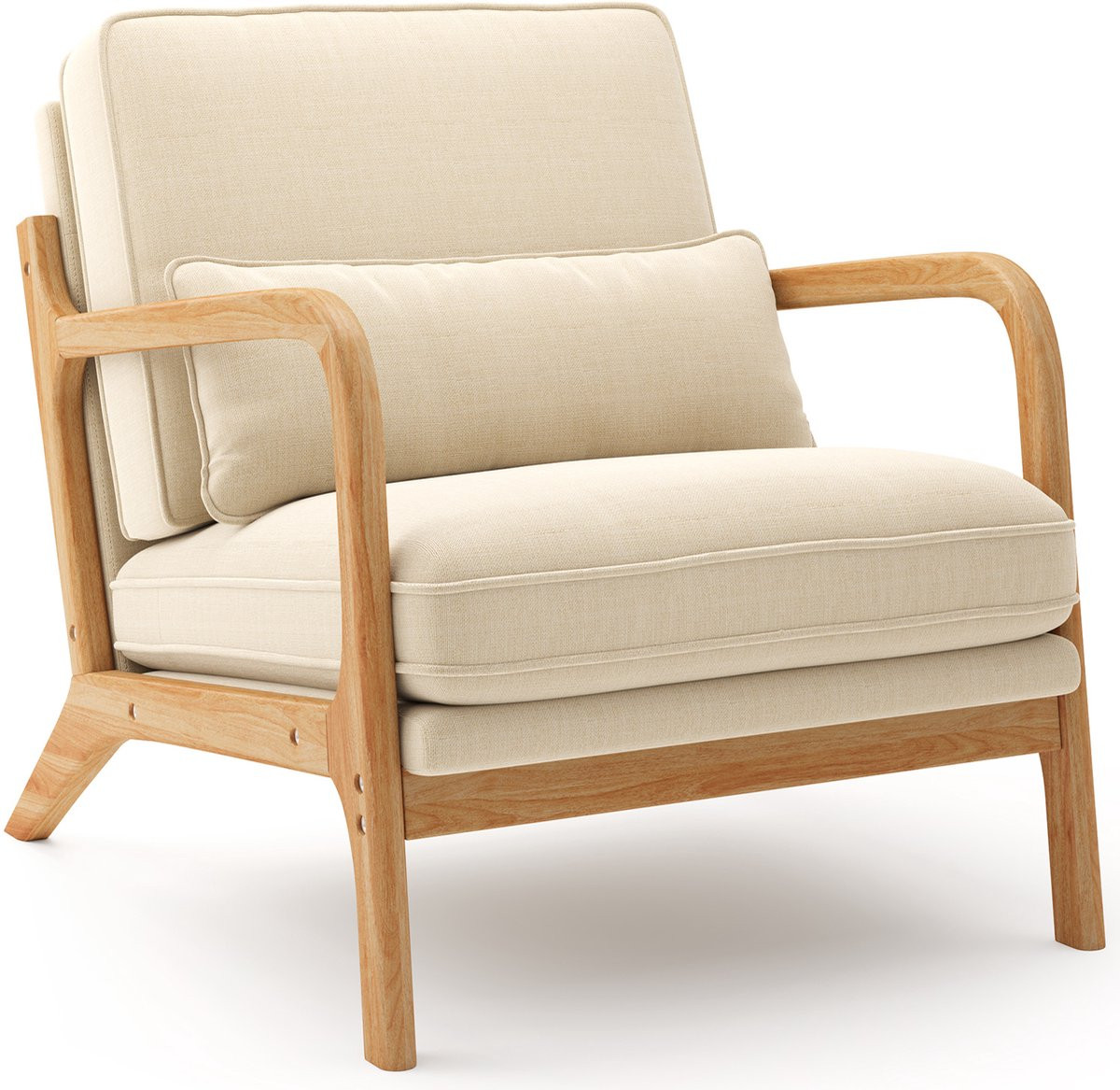 North Collective Scandinavische Lounge Stoel voor volwassenen