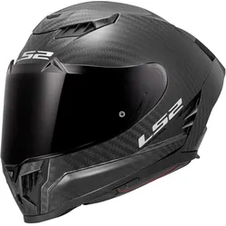 LS2, Motorradhelm, FF807 Dragon Carbon Solid Integralhelm Matt-Schwarz L (L, 59 - 60 cm)