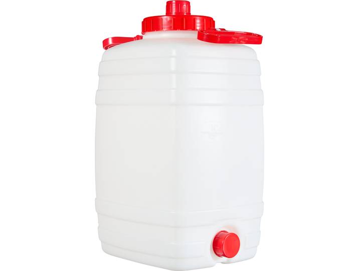 Getränkefass Weiss 49 × 30 cm 25 l