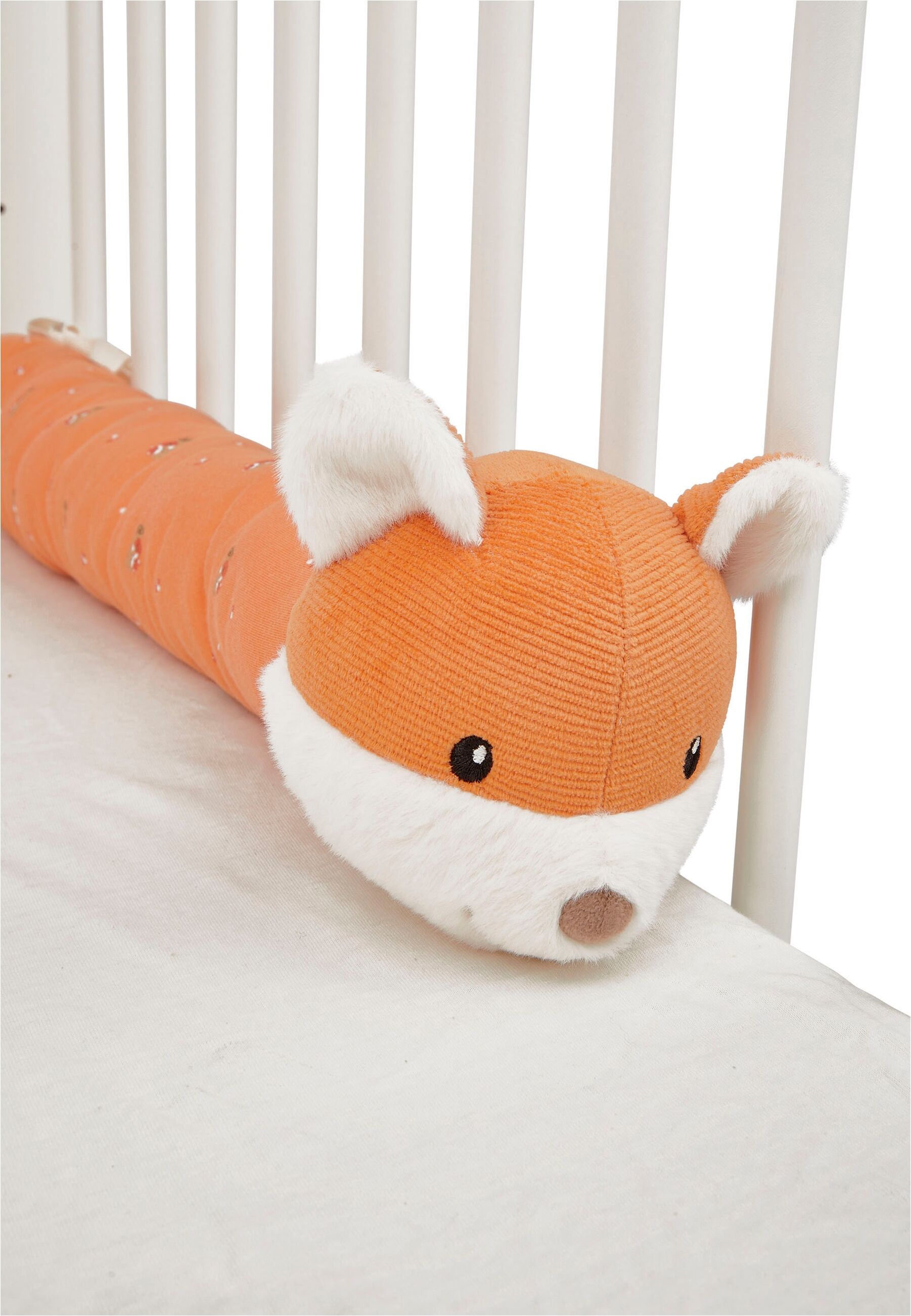 Nestchenschlange STERNTALER "Fuchs Filou", orange (rost), Obermaterial: 100% Baumwolle, Bettnestchen