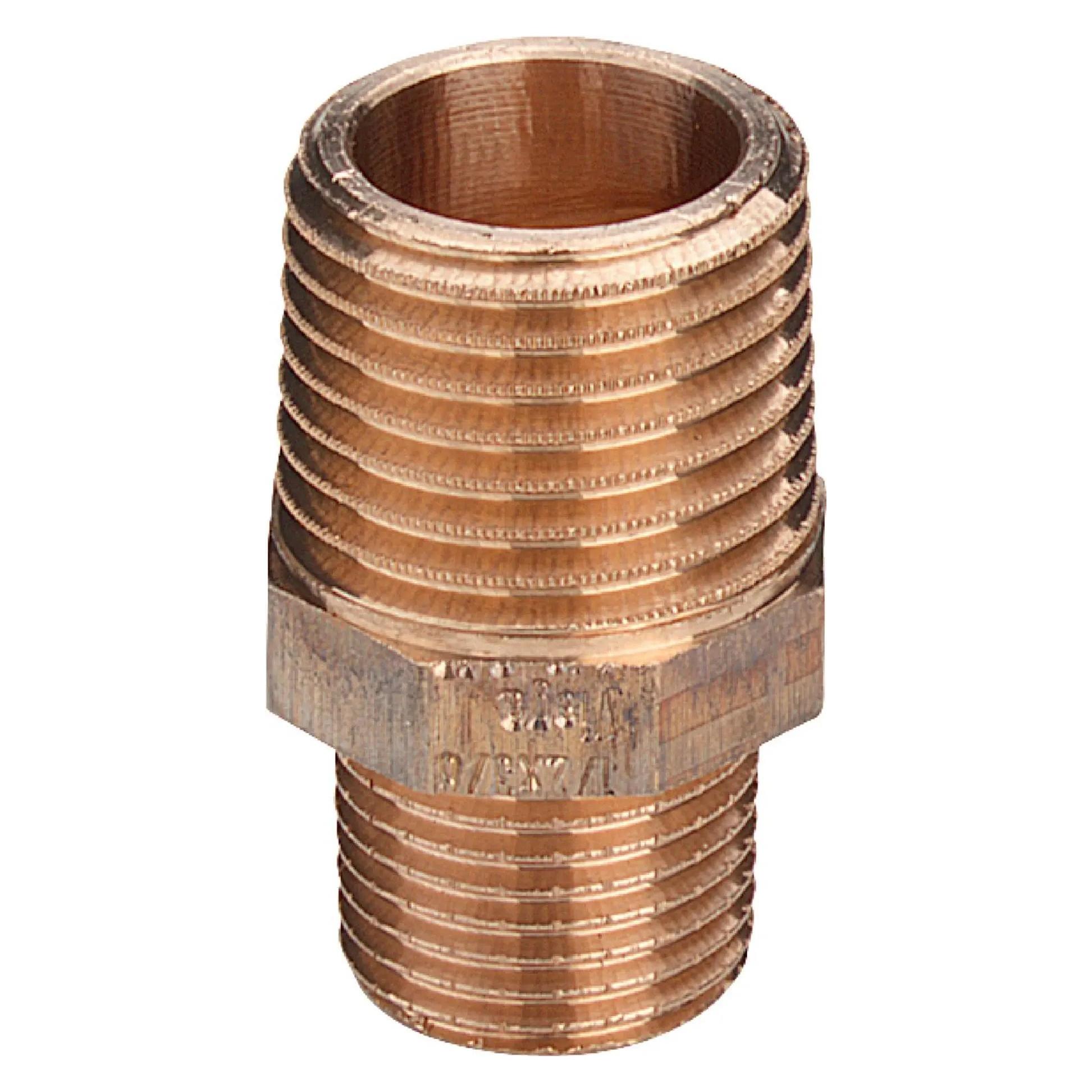 Viega 3245 - Reduzierung Nipple Stecker Stecker 3245 1 x 1/2 Bronze (320287)