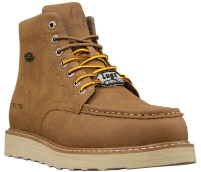 Lugz Monterey Steel Toe - Mens 8.5 Brown Boot W
