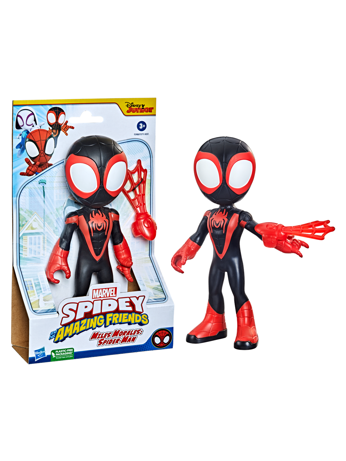 Spidey and His Amazing Friends supergroße Miles Morales: Spider-Man Figur