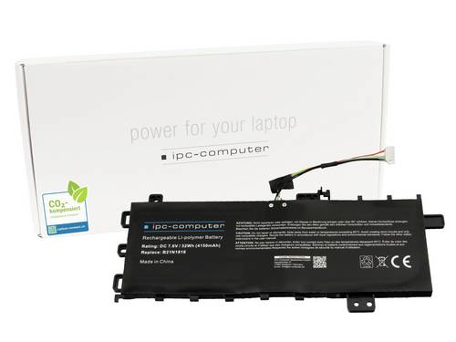 Ipc-computer Notebook-Akku Akku B21N1818 REPLACE 7.60V 4150 mAh