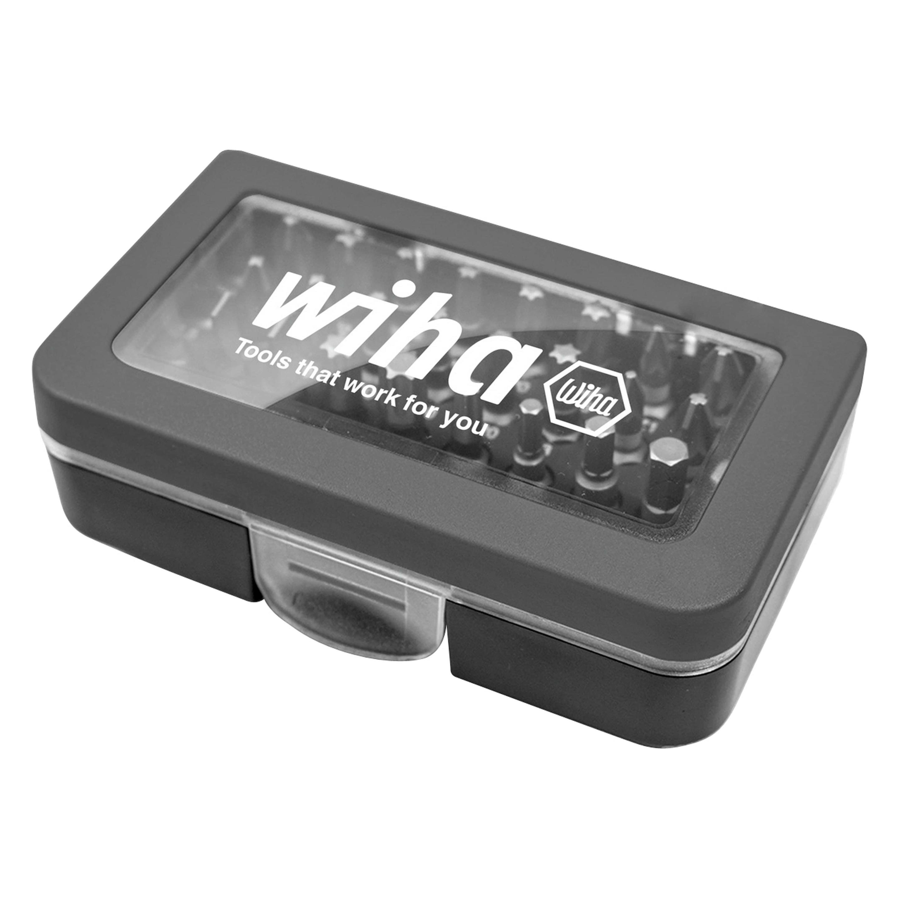 Wiha Bit-Set, 31-teilig, 25 mm, 1/4" magnetischer Bithalter, 44632 (44632)