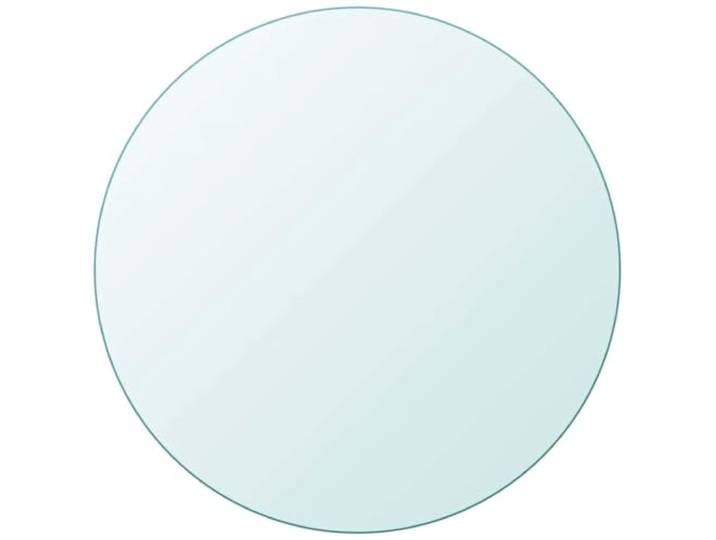 Runde Glasplatte aus Hartglas 80 cm für Tisch Gehärtetes Glas, leichte Reinigung, Schutz der Arbeitsplatte, universelles Design, für Esszimmer, Kaffee und Garten