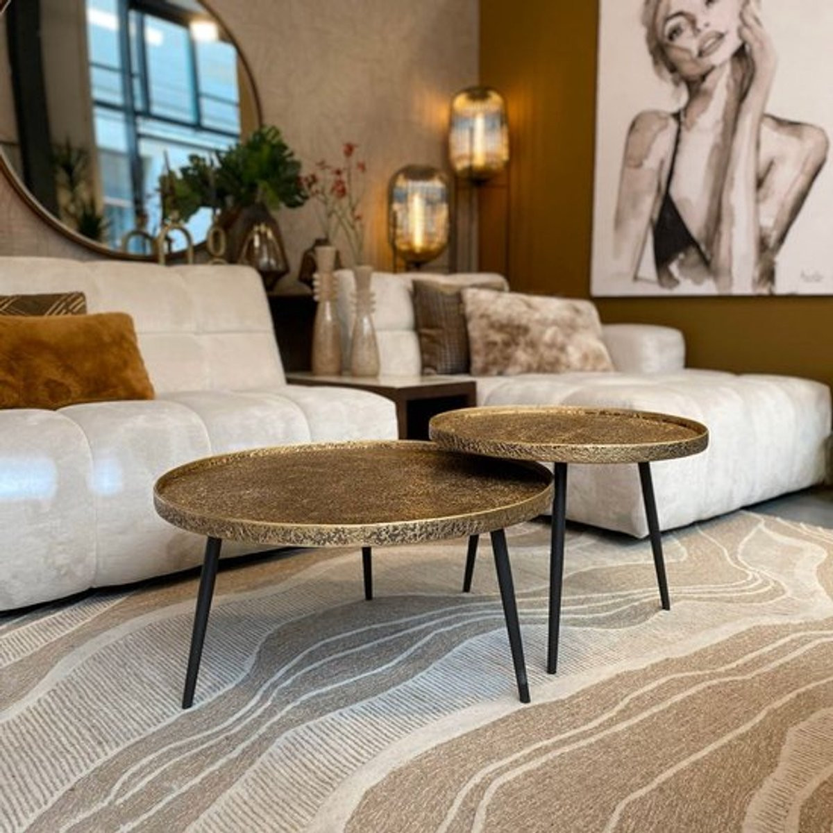Reefs Interior Salontafel Set Rick - Goud