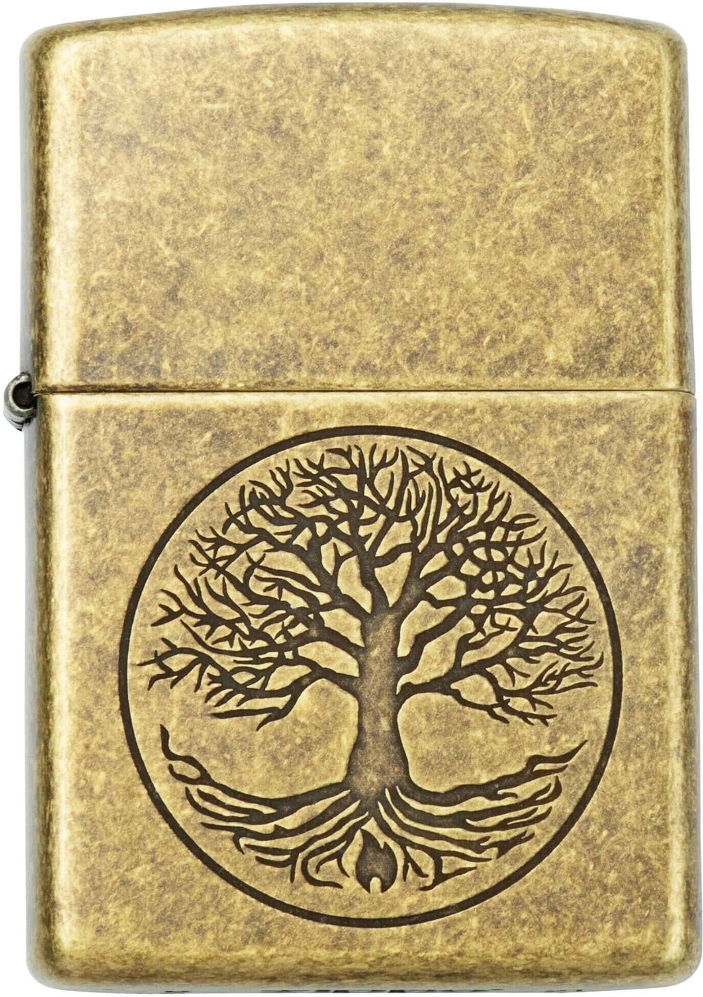 Zapalniczka Zippo 201FB Tree of Life 60005187, brąz
