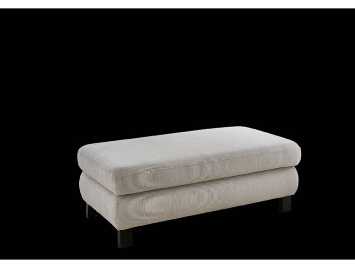 Polsterhocker JIMMY 130 x 65 cm Grey