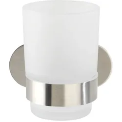 WENKO Turbo-Loc® Zahnputzbecherhalter Mod. Orea Uno Matt, Befestigen ohne bohren