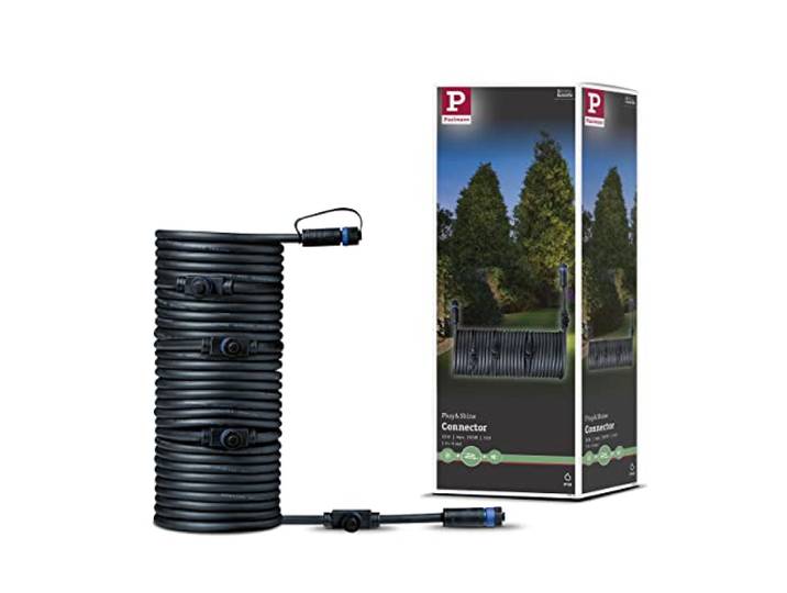 Paulmann Beleuchtungssystem Plug&Shine 5fach-Verteiler 93930 Schwarz