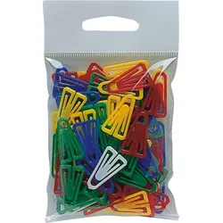 Laurel Plastikclips 25mm 100 Stück sortiert Packung mit 20 Stück