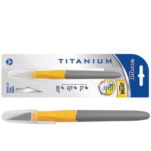 Westcott Skalpell E-30403 00 Titanium Nitride, mit 1 Titan Nitrid beschichteten Klinge