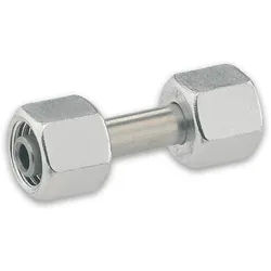 Schneidringverschraubung verzinkt, Verbindungsstück, verschiedene Varianten (Ausführung: 10 - 50 mm)