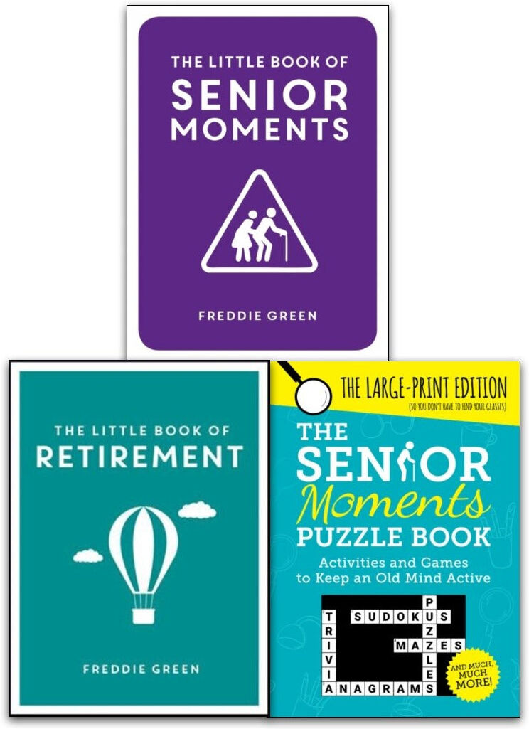 Summersdale Publishers The Little Book of Senior Moments, The Little Book of Retirement, The Senior Moments Puzzle 3 Books Collection Set