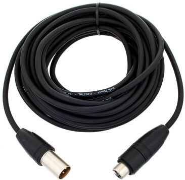 pro snake DMX AES/EBU Cable 10,0 Schwarz