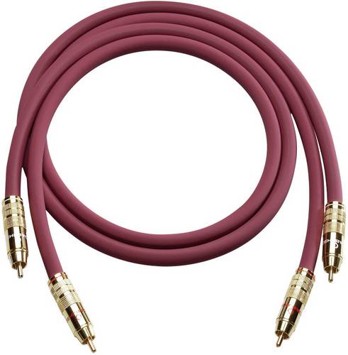 Oehlbach 2041 Audio Anschlusskabel 1.00m Bordeaux