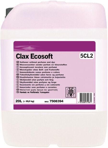 DIVERSEY Sköljmedel Clax Soft Sensitive G 20L