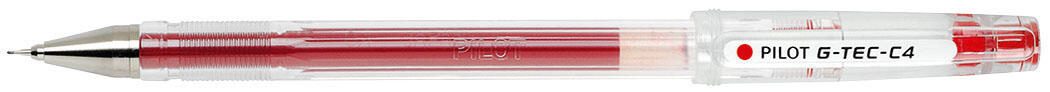 PILOT G-TEC-C Gelschreiber 0.4 mm, Schreibfarbe: Rot BL-GC4-R