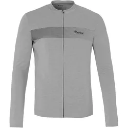 MGA, Herren, Velotrikot, Herren T -Shirt Prtgerrie Radsporttrikot -Langhülle (L), Grau, L