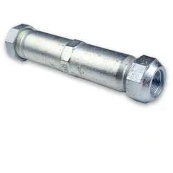 GEBO Temperguss-Klemmverbinder für Stahlrohr Kupplung lange Ausführung (Ausführung: 60.3 (2''))