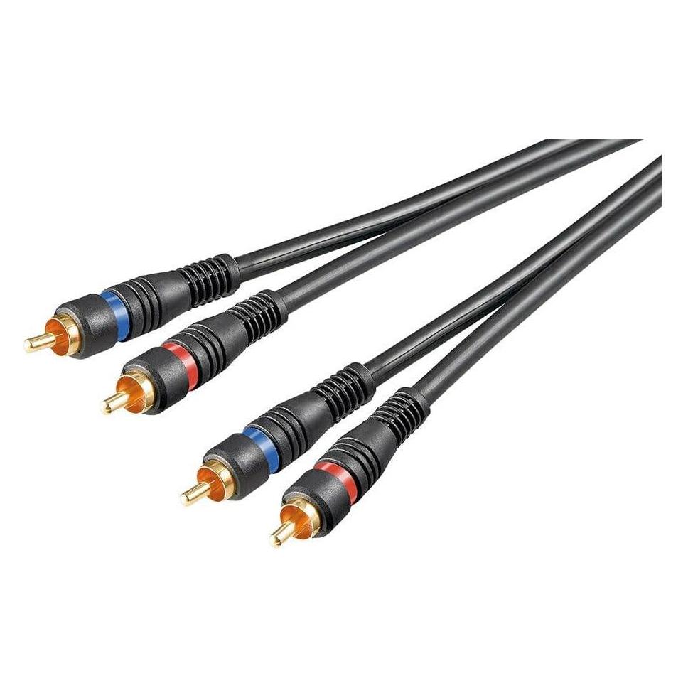 Goobay 2in1 (0.20 m, Cinch Kabel) (50433)
