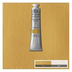 Winsor & Newton, Künstlerfarbe + Bastelfarbe, Proff. acrylic 200ml gold 283 (200 ml)