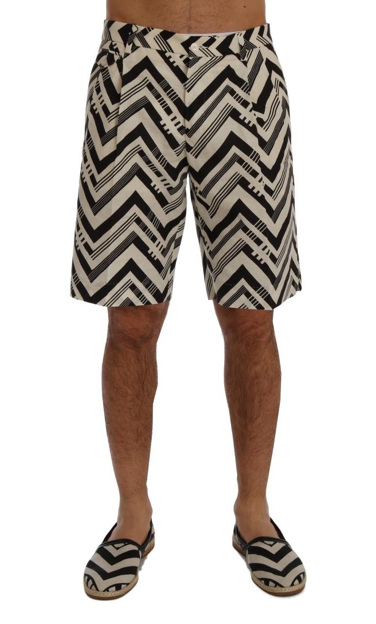 Chevron-Print-Shorts