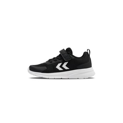Sneaker HUMMEL "ACTUS TR BREATHER JR", Mädchen, Gr. 33, atmungsaktiv, schwarz-weiß (anthrazit), EVA, Synthetik, Schuhe Sneaker, atmungsaktiv