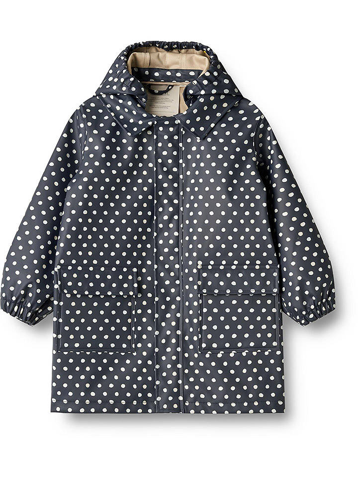 Wheat Regenjacke "Finley" in Schwarz/ Creme - 122