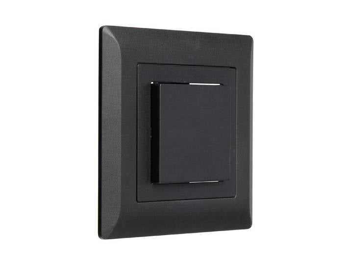 Hager Unterputz-Drucktaster Schwarz
