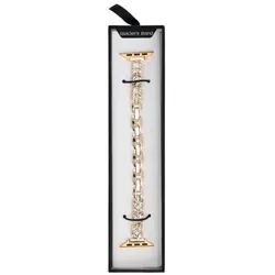 Neue Armbanduhr GlacierX Zirconia Wings Chain Bracelet Gold für Apple Watch 38/40/41mm gold