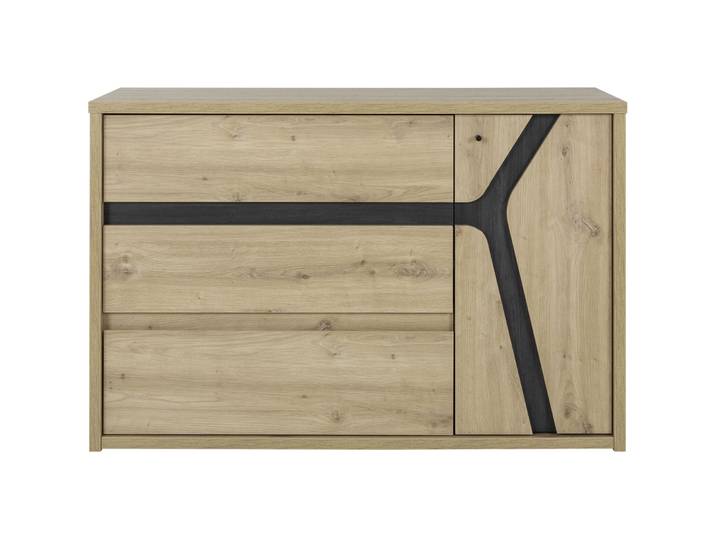 Kommode Alana eiche Holzwerkstoff B 47 H 76 cm