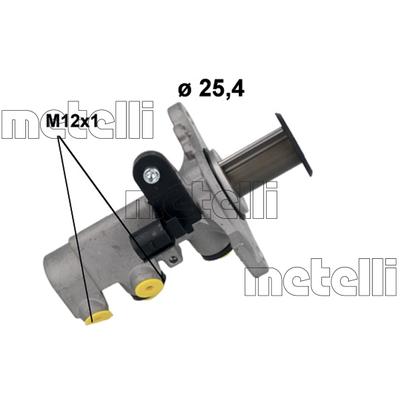METELLI Hauptbremszylinder 051251 für VW