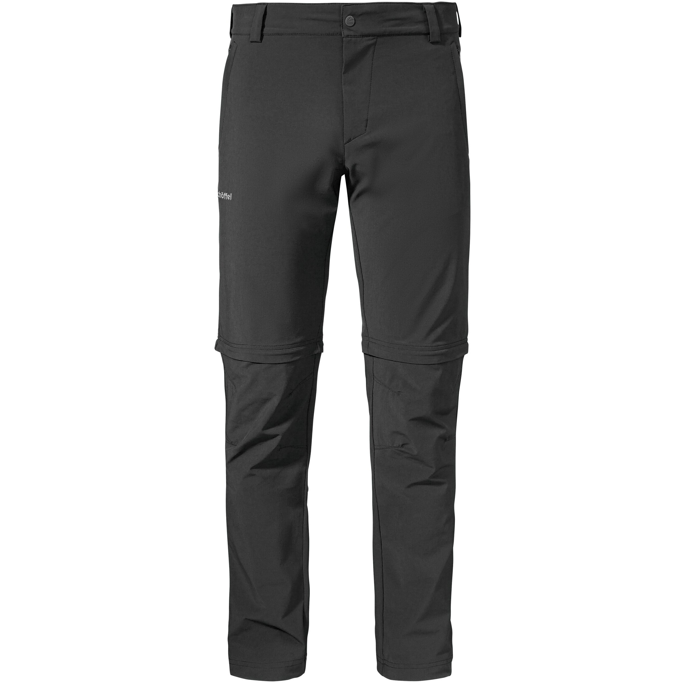 Schöffel Folkstone Zip-Off Hose Herren Zip-Hosen schwarz Größe L Trekking Windabweisend Wasserabweisend