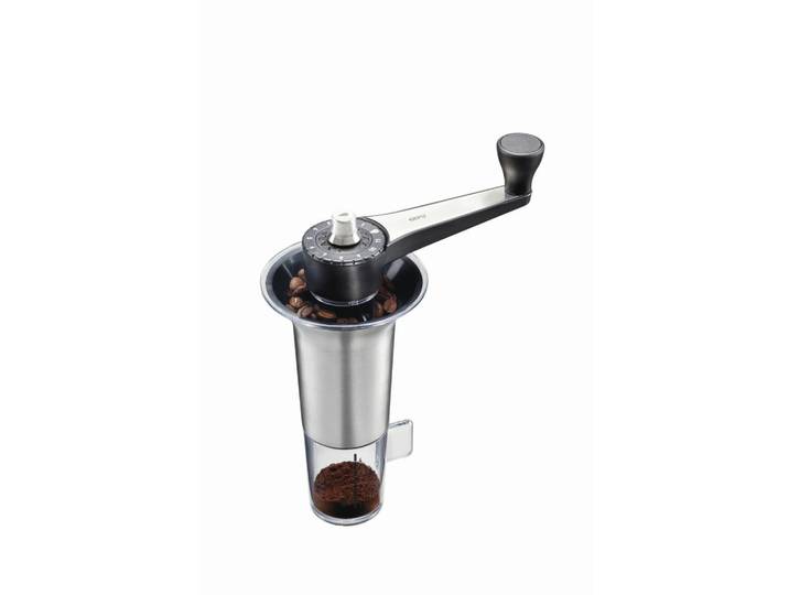Gefu Kaffeemühle Lorenzo, Metall, Kunststoff, 10x24x18 cm, rutschfeste Füße, einstellbarer Mahlgrad, Kochgeschirr, Küchengeräte, Kaffeemaschinen & Milchschäumer