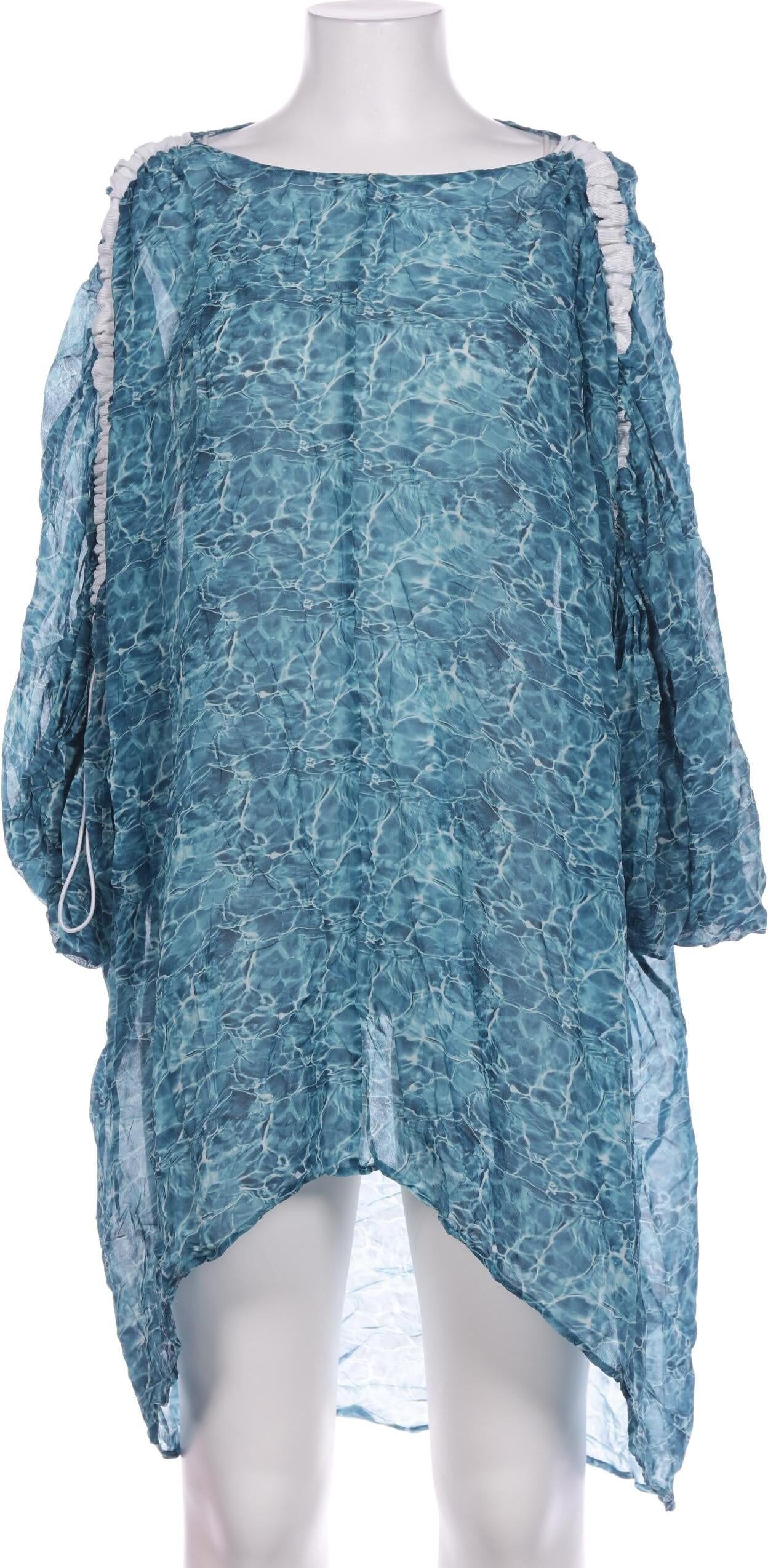 Wunderkind Damen Kleid, Blau, Gr. EU 38, Seide - Second Hand