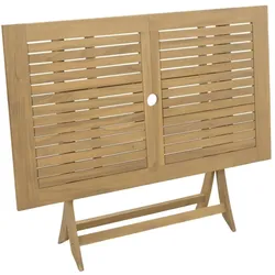 vidaXL, Gartentisch + Balkontisch, Haburer (120 x 70 x 75 cm)