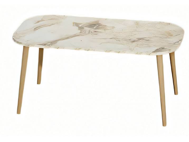 JVmoebel Couchtisch Moderner Beiger Couchtisch aus Holz mit minimalistischer Formgebung (Packung), Made in Europe