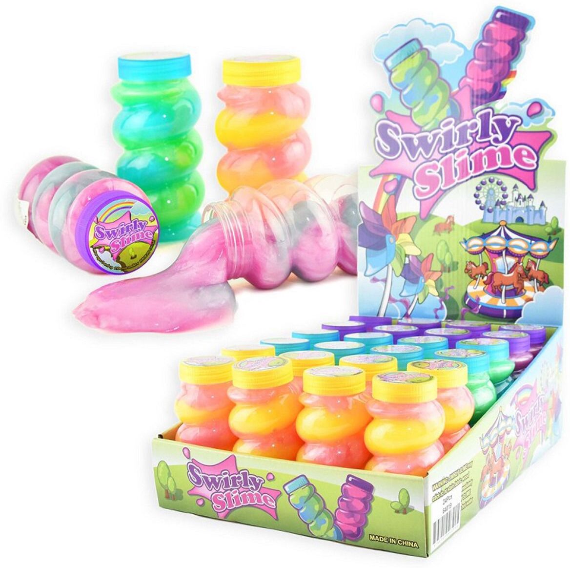 Slime Screw Swirly-värinen