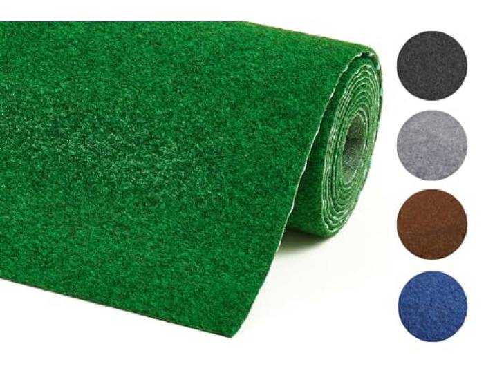misento Kunstrasen Easy, Outdoor Rasenteppich, 133x500 cm, Grün
