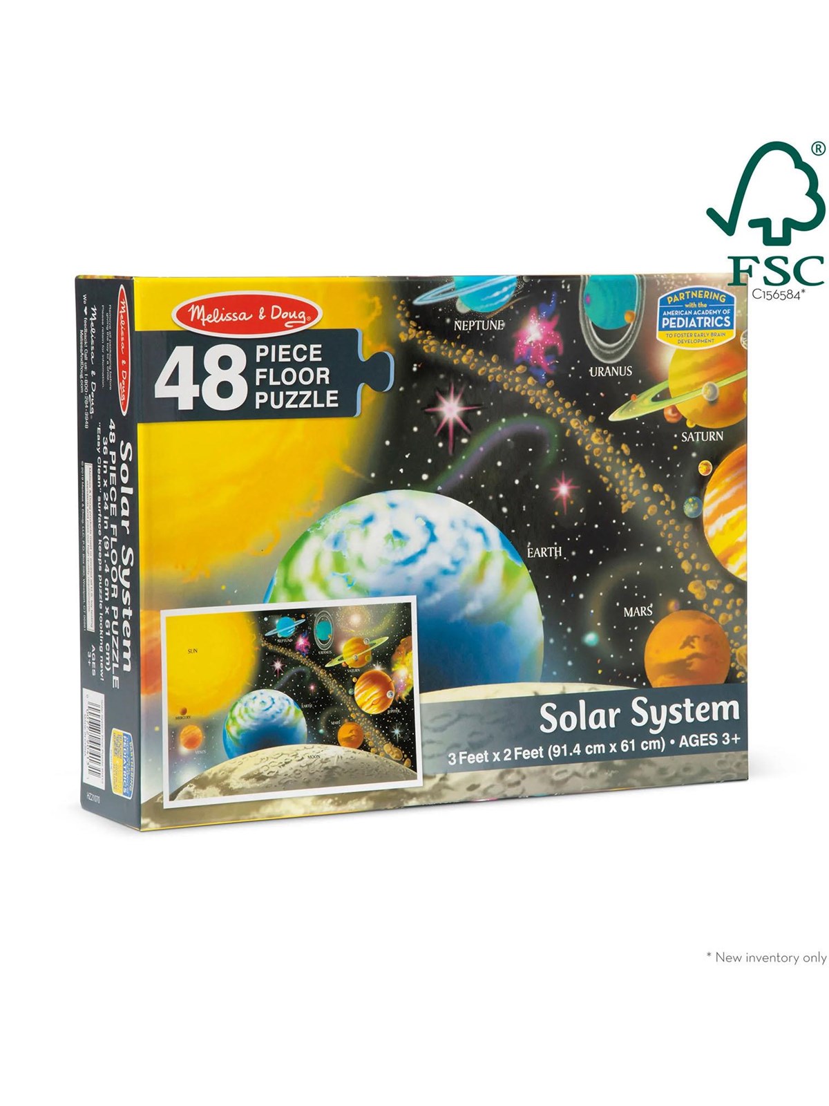 Melissa & Doug Floor Puzzle 48 pcs Solar System 2D Puzzles